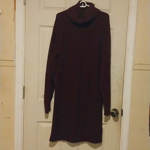 INC International Concepts Dresses Inc Sz L Womens Burgundy